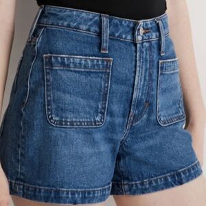 Madewell patch pocket denim short curvy earlwood women 24